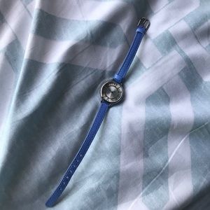 Stainless Steel Light Blue Watch